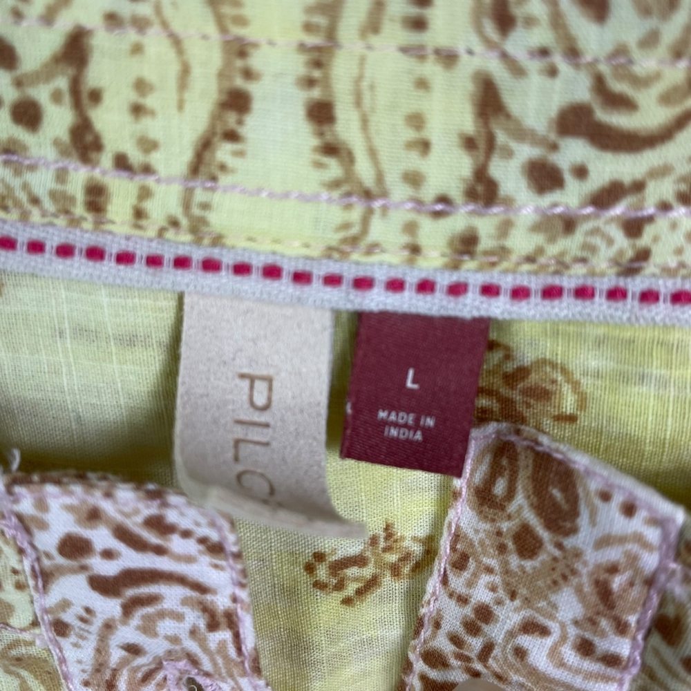Anthropologie Pilcro The Tavi Batik Button Shirt Blouse - Picture 5 of 6